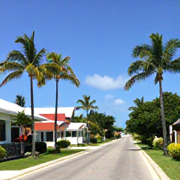 Caribbean Holidays, Cayman Luxury February, Luxury traveller exploring George Town and a quiet Grand Cayman coastal road in February, tropical greenery, colourful buildings and clear blue sky