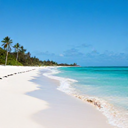 Caribbean Holidays, Cayman Luxury Holidays, Palm-fringed white-sand beach and crystal-clear turquoise water on Grand Cayman in August