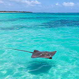 Caribbean Holidays, Cayman Luxury Holidays, Visitors swimming with friendly stingrays in the shallow turquoise water at Stingray City, Grand Cayman