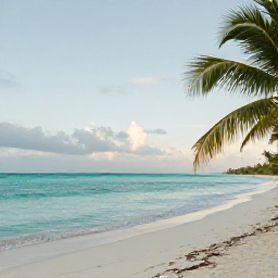 Caribbean Holidays, Cayman Nature Holidays, A quiet Cayman Islands beach in June with turquoise water, palm trees and soft morning light