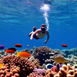 Caribbean Holidays, Cayman November Tours, Visitors snorkelling in clear Caribbean water above colourful coral and tropical fish near Grand Cayman