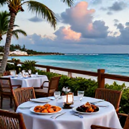 Caribbean Holidays, Cayman September, Outdoor dining beside the sea in George Town, Grand Cayman, with fresh seafood and a relaxed September evening atmosphere