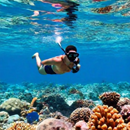 Caribbean Holidays, Cayman Solo November, Solo traveller snorkelling over a colourful coral reef in clear Cayman Islands water, tropical fish visible below