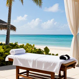 Caribbean Holidays, Cayman Spa Breaks, Relaxing luxury spa treatment in a bright tropical resort overlooking the Caribbean Sea in Grand Cayman