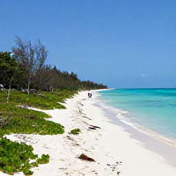 Caribbean Holidays, Cayman Walking Holidays, A coastal walking trail beside clear turquoise water and white sand in Grand Cayman during bright January sunshine