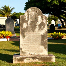 Caribbean Holidays, Cemetery Tours, Historic Caribbean cemetery with weathered gravestones, tropical plants, and warm afternoon light
