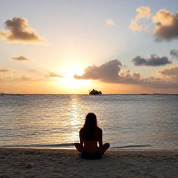 Caribbean Holidays, Cheap Antigua Holidays, Happy budget travellers watching a golden sunset over the Caribbean Sea from an Antigua viewpoint
