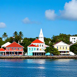 Caribbean Holidays, Cheap April Holidays, Colourful historic streets and harbour views in St George's, Grenada, with pastel buildings and traditional Caribbean architecture