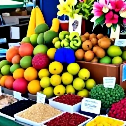 Caribbean Holidays, Cheap April Holidays, Open-air market in Fort-de-France, Martinique, with colourful tropical fruit, spices, flowers and local produce
