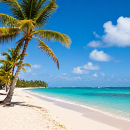 Caribbean Holidays, Cheap April Holidays, Sunny Saint Lucia beach in April with turquoise water, palm trees and a relaxed Caribbean atmosphere