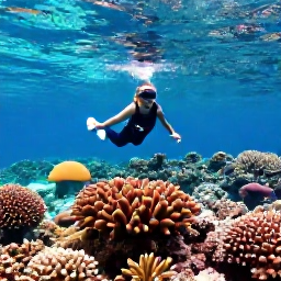 Caribbean Holidays, Cheap April Holidays, Visitors snorkelling above a colourful coral reef in clear Caribbean water near the Turks and Caicos Islands