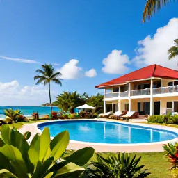 Caribbean Holidays, Cheap August Antigua, Comfortable affordable hotel near an Antigua beach with tropical gardens and a swimming pool