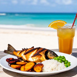Caribbean Holidays, Cheap Barbados Holidays, Friendly Barbados beach restaurant serving fresh fish, rice and peas, plantain and refreshing drinks beside the sea