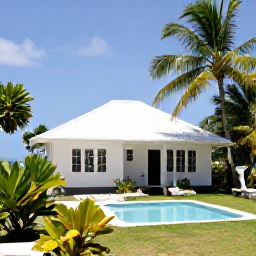 Caribbean Holidays, Cheap Barbados Holidays, Simple comfortable guesthouse near a palm-lined Barbados beach, with a small pool and tropical gardens