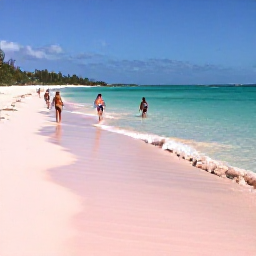 Caribbean Holidays, Cheap Bermuda Holidays, Relaxed visitors enjoying Horseshoe Bay beach, snorkelling in clear water and walking along Bermuda's pink sands