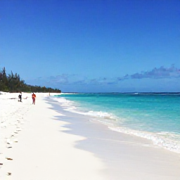 Caribbean Holidays, Cheap Cayman Holidays, Bright Seven Mile Beach in the Cayman Islands in April, with turquoise water, soft white sand and a few relaxed holidaymakers
