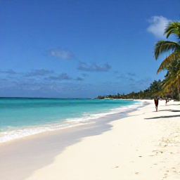 Caribbean Holidays, Cheap Cayman Holidays, Grand Cayman beach in August with turquoise Caribbean water, white sand, palm trees and a relaxed holiday atmosphere
