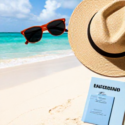 Caribbean Holidays, Cheap Cuba November, Cuban beach holiday essentials including sunglasses, sun hat, travel documents and tropical setting