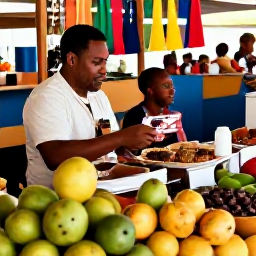 Caribbean Holidays, Cheap Culture Holidays, Caribbean market filled with tropical fruit, spices, handmade crafts and friendly local traders
