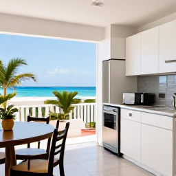 Caribbean Holidays, Cheap Cura&ccedil;ao Holidays, Budget-friendly Cura&ccedil;ao holiday accommodation with a neat apartment, small kitchen, terrace and tropical surroundings near the coast
