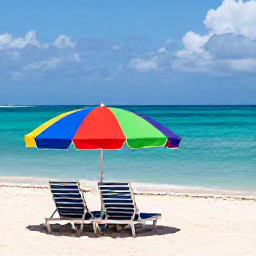 Caribbean Holidays, Cheap Cura&ccedil;ao May, Sunny Cura&ccedil;ao beach with turquoise water, colourful umbrellas and a relaxed May holiday atmosphere