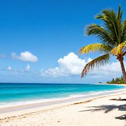 Caribbean Holidays, Cheap December Barbados, Sunny Barbados beach in December with turquoise sea, golden sand, palm trees and a relaxed holiday atmosphere