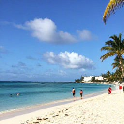 Caribbean Holidays, Cheap February Aruba, Sunny Palm Beach in Aruba during February, with calm turquoise water, white sand, palm trees and travellers enjoying an affordable beach holiday