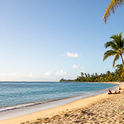 Caribbean Holidays, Cheap February Grenada, Grand Anse Beach in Grenada on a sunny February morning, calm turquoise sea, golden sand and a few relaxed holidaymakers