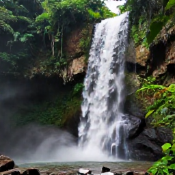 Caribbean Holidays, Cheap February Jamaica, Visitors exploring Dunn's River Falls in Jamaica, surrounded by lush green tropical forest and flowing water