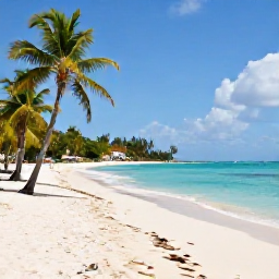 Caribbean Holidays, Cheap Grenada May, A relaxed beach scene on Grand Anse Beach in Grenada during a sunny May morning