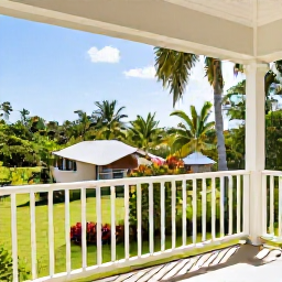 Caribbean Holidays, Cheap Guadeloupe April, Comfortable affordable hotel room in Guadeloupe with balcony overlooking tropical gardens
