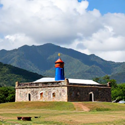 Caribbean Holidays, Cheap Haiti July, Historic Citadelle Laferri&egrave;re in northern Haiti surrounded by green mountains under a bright, partly cloudy sky