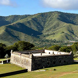 Caribbean Holidays, Cheap Haiti March, Historic Citadelle Laferri&egrave;re in Haiti overlooking green mountain valleys, photographed in clear dry-season light