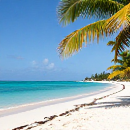 Caribbean Holidays, Cheap Jamaica August, Sunny Jamaican beach in August with turquoise water, palm trees and relaxed holiday atmosphere