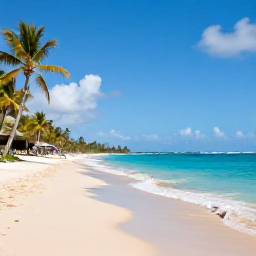 Caribbean Holidays, Cheap January Barbados, Sunny Barbados beach in January with turquoise water, golden sand, palm trees and a relaxed holiday atmosphere