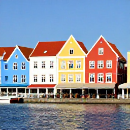 Caribbean Holidays, Cheap January Cura&ccedil;ao, Colourful historic buildings and waterfront cafes in Willemstad, Cura&ccedil;ao, on a sunny January day