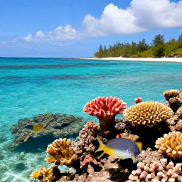 Caribbean Holidays, Cheap January Grenada, Snorkeller viewing colourful coral and tropical fish in clear shallow water near a Grenada beach