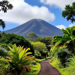 Caribbean Holidays, Cheap January Martinique, Lush tropical hiking trail beneath Mount Pel&eacute;e in Martinique with dramatic volcanic scenery