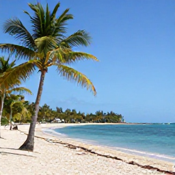 Caribbean Holidays, Cheap January Puerto Rico, Sunny Puerto Rico beach in January with turquoise water, palm trees and relaxed holiday atmosphere