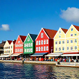 Caribbean Holidays, Cheap July Cura&ccedil;ao, Colourful Willemstad waterfront in Cura&ccedil;ao with Dutch colonial buildings, floating market atmosphere and people exploring the streets