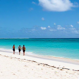 Caribbean Holidays, Cheap July Holidays, Sunny Seven Mile Beach in Grand Cayman with turquoise water, white sand and relaxed holidaymakers in July