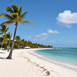 Caribbean Holidays, Cheap June Cayman, A sunny Grand Cayman beach in June with calm turquoise water, palm trees and a relaxed holiday atmosphere
