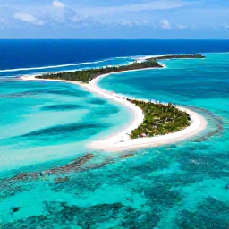 Caribbean Holidays, Cheap June Holidays, Aerial view of bright turquoise water, white sand beaches and small islands in Turks and Caicos