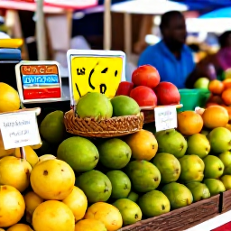 Caribbean Holidays, Cheap June Holidays, Colourful Saint Lucian market with fresh tropical fruit, local crafts and friendly atmosphere