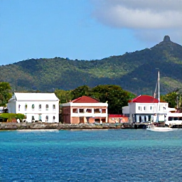 Caribbean Holidays, Cheap June Holidays, Historic Nelson's Dockyard in Antigua with restored colonial buildings, sailing boats and green hills in the background