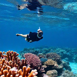 Caribbean Holidays, Cheap June Holidays, Snorkellers viewing colourful coral and tropical fish in clear Caribbean water near Turks and Caicos