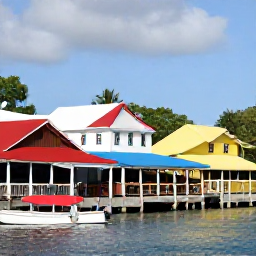 Caribbean Holidays, Cheap March Holidays, A lively but relaxed Antigua waterfront scene with colourful buildings, local caf&eacute;s, small boats and visitors enjoying a sunny March afternoon