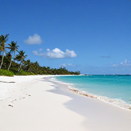 Caribbean Holidays, Cheap March Holidays, Quiet white-sand beach on Tortola in March with calm turquoise sea and palm trees