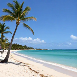 Caribbean Holidays, Cheap Martinique July, A sunny Martinique beach in July with turquoise water, palm trees and a relaxed Caribbean atmosphere