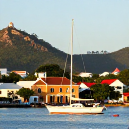 Caribbean Holidays, Cheap May Holidays, Historic Nelson's Dockyard in Antigua with restored Georgian buildings, sailing boats and green hills in warm daylight